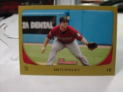 2011 Bowman Gold #154 - Brett Wallace - Houston Astros  11-473 - Image 1 of 2