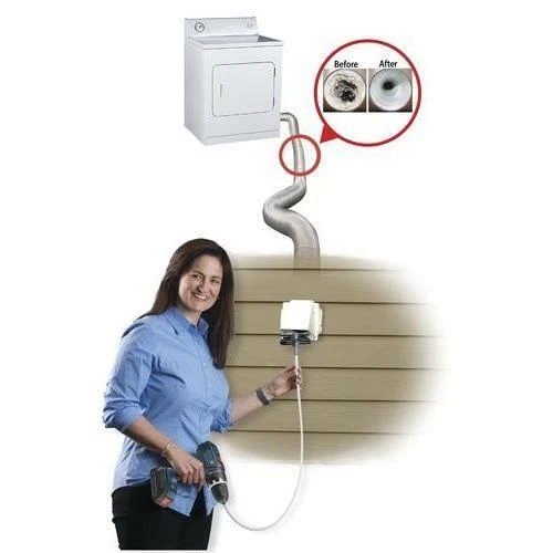 LintEater Pro Jr RJR103 Taladro Rotativo Secadora Ventilación Conducto Pelusa Sistema Kit Foto 1 de 4