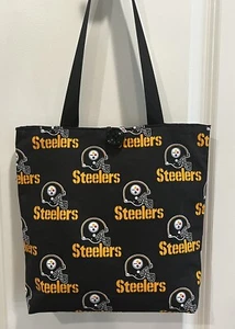 Pittsburg Steelers Purse Handmade Tote Bag - Picture 1 of 5