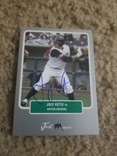 JOEY VOTTO 2004 JUST MINORS SILVER CARD #85 DRAGONS (MINOR LEAGUE AUTOGRAPH)