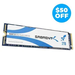 Sabrent Rocket Q 2TB NVMe PCIe M.2 2280 Internal SSD High Speed R/W3200/2000MB/s - Afbeelding 1 van 8