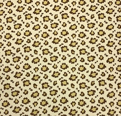 TELA DE GUEPARDO LEOPARDO ASADO FRANCÉS MANCHADO WAVERLY WILLIAMSBURG POR YARDA 54"W Foto 1 de 4