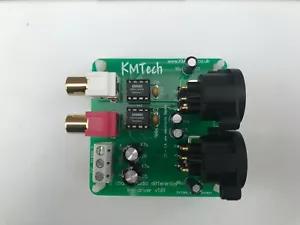 KMTech 2-Channel DRV134 based Differential Balanced Line Driver converter    - Picture 1 of 3