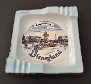 RARE Vintage 1955 Disneyland Opening LARGE Tomorrowland ASHTRAY Eleanore Welborn - Picture 1 of 6