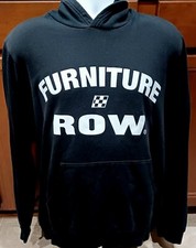 Furniture Row Racing XL Team Issued Black Hoodie Shirt NASCAR Truex Jones Busch