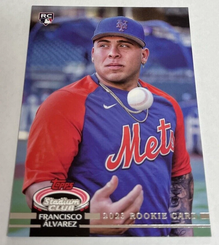 2023 Stadium Club 1992 ROOKIE DESIGN VARIATION SSP RC #207 (Francisco Alvarez)