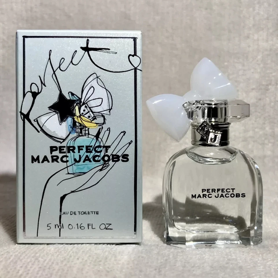 Marc Jacobs PERFECT Eau de Toilette SPLASH MINI .16 fl. oz. NUEVO/EN CAJA Foto 1 de 1