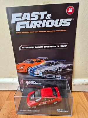 1/43 Altaya Fast And Furious Collezione - Mitsubishi Lancer Evolution Ix Car #30 - Immagine 1 di 3