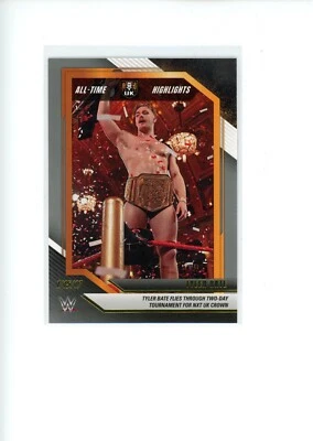 2022 Panini NXT WWE Tyler Bate #9 All-Time Highlights Silver Parallel - Image 1 of 2
