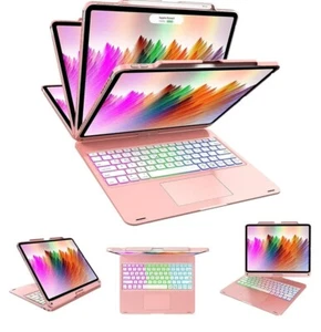 Swivel Wireless Keyboard Case for iPad Pro 12.9 (6th/5th/4th/3rd Gen),... - Picture 1 of 5
