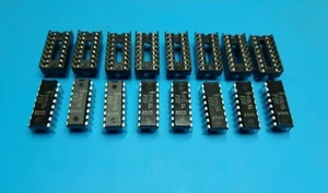 COMMODORE 64 C64 - REPAIR KIT - 8pcs RAM 4164 + 8pcs socket base (NEW) - Bild 1 von 3