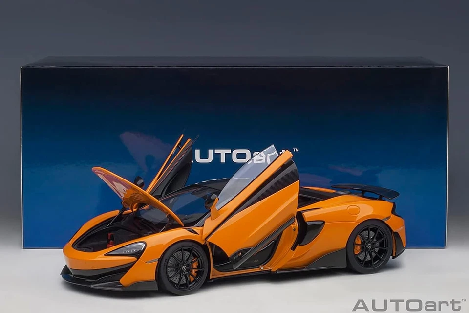 AUTOart McLaren 600LT Myan Orange & Carbon – 1 18 76084