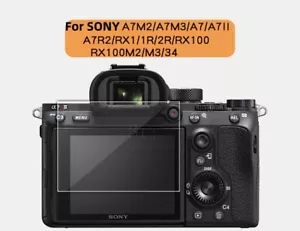 Juego de 2 protectores de pantalla HD LCD para Sony ZV1 A7M2 A7II A7R2 RX100 M2 M3 A5000/6000 - Imagen 1 de 5