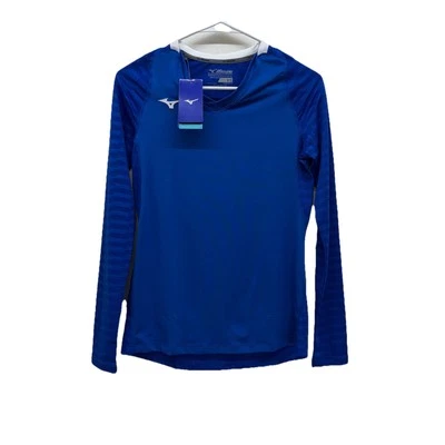 Nuevo con etiquetas Pullover Talla XS Mizuno Performance United LS Jersey Azul Real Drylite Deportes Foto 1 de 4