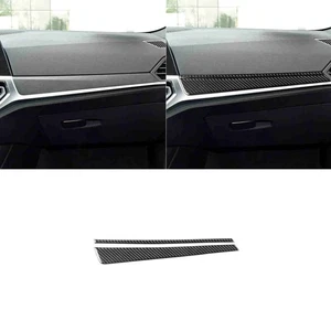 Real Carbon Fiber Co-pilot Dashboard Panel Trim For BMW 4 Series M4 G26 G20 G28 - Picture 1 of 5