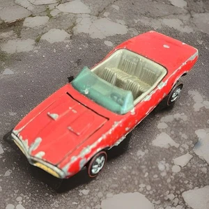 VTG Hot Wheels 1967 Redlines Custom Firebird - Red For Restoration Gray Interior - Picture 1 of 11