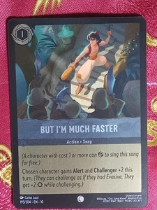 FOIL But I'm Much Faster 195/204 Whispers in the Well Disney's Lorcana - Picture 1 of 1