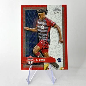 2024 Topps Chrome MLS Deandre Kerr /10 RC Black Refractor Rookie Card Toronto - Bild 1 von 4