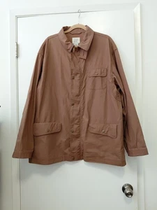 GAP Men's Waxed Canvas Chore Barn Coat Brown Large - Picture 1 of 10