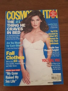 September 2002 COSMOPOLITAN MAGAZINE, Laetitia Casta Supermodel - Picture 1 of 2