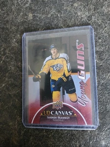 2021-22 Upper Deck Series 1 Canvas Young Guns Tanner Jeannot YG Card# C94 - Picture 1 of 2