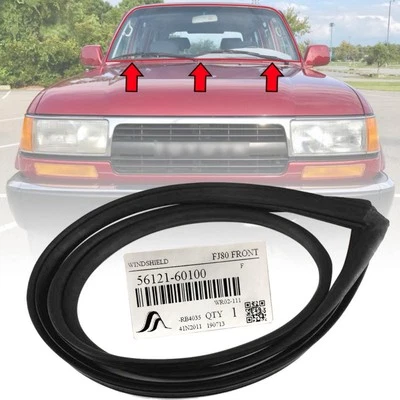 Резиновое уплотнение переднего лобового стекла для Toyota Land Cruiser FJ80 FZJ80 HZJ80 1990-1997 - Изображение 1 из 4