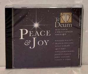 Te Deum Peace & Joy (CD) Brand new sealed - Foto 1 di 2