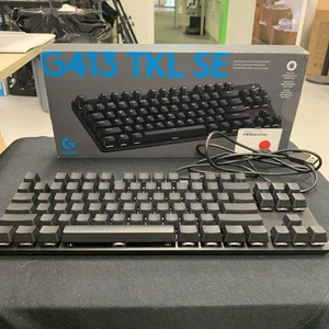Logitech G413 TKL SE Mechanical Gaming Keyboard - Black, English - US - Picture 1 of 8
