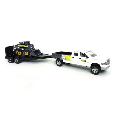 Camioneta Dodge ERTL 1/64 con remolque y minicargadora New Holland L170 13862 Foto 1 de 4