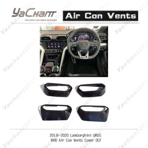 Dry Carbon RHD Air Con Vents Cover Trim Kit 4PCS For 18-20 Lamborghini URUS - Imagen 1 de 12