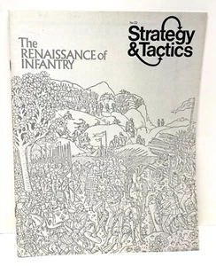 Strategy & Tactics #22: Renaissance of Infantry 1150-1550 NICE COPY, NO COUNTERS - Picture 1 of 2