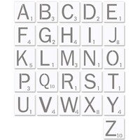 3x 26pcs Reusable Letters Wall Decor Style Tile Stencil Letters Kids Diy Art Ebay