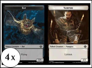 MTG - 4 x Bat Vampire Double-Sided Token - Playset - Lost Caverns of Ixalan - Bild 1 von 1