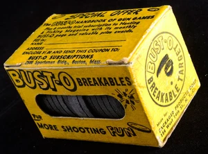 Bust-O Breakables 20 Breakable Schießscheiben Full Box Vintage Rare Rarität NOS - Bild 1 von 5