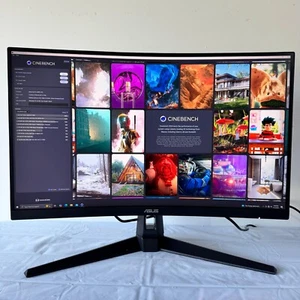 ASUS TUF Gaming VG27WQ1B 27” Curved Monitor, 1440P WQHD (2560 x 1440) (TESTED) - Picture 1 of 14