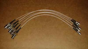 5 pack US MADE  BNC female to 1.0/2.3 DIN male RG179 SDI pigtail cable 75ohm  6" - Picture 1 of 3