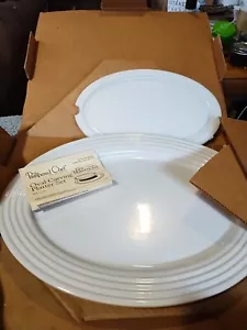 Pampered Chef New Traditions Collection Oval Carving Platter Set 1319 New in Box - Picture 1 of 4