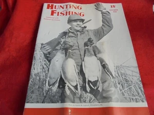 VINTAGE 1944 HUNTING & FISHING MAGAZINE-QUITE CLEAN-HOME FRONT WAR ERA MAGAZINE - Picture 1 of 3