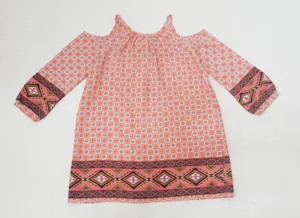 Soprano Girl's Orange Dress Size 7/8 - Picture 1 of 6