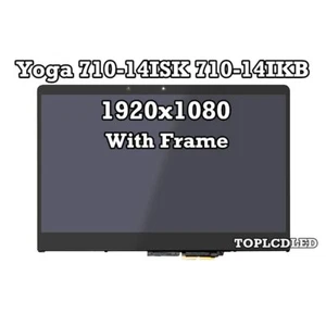 14.0" 1920 x 1080 Lenovo Yoga 710-14IKB 80V4 Touch Display Screen LCD Assembly - Picture 1 of 6