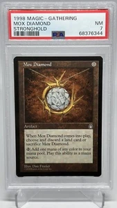 Magic the Gathering Mox Diamond Stronghold bewertet PSA 7 fast neuwertig - Bild 1 von 2