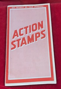 Vintage Action Trading Stamp Booklet - Picture 1 of 9