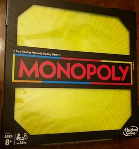 Monopoly Neon Pop Brettspiel Hasbro Alter 8+ 2-6 Spieler Brandneu PREIS GESENKT - Bild 1 von 8