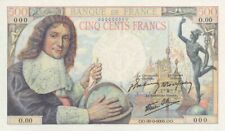 500 Francs COLBERT FRANCE 1943. Faux moderne.