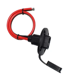 Cable de alimentación de panel solar enchufe SAE puerto de pared lateral puerto solar resistente a la intemperie - Imagen 1 de 9