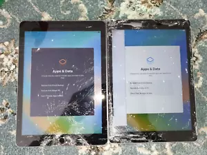FAULTY 2x Apple iPad 5th Gen 32GB A1822 - JOBLOT, BUNDLE, AA3785 - Picture 1 of 10