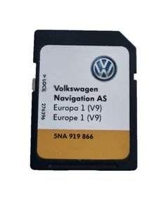 Updated VW Golf Polo Sat Nav SD AS Card Maps 2024 UK V9 Discover Media MIB II - Picture 1 of 3