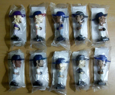 2002 Post Cereal Fotoball MLB Baseball Stars Mini Bobble Head You Choose Cover