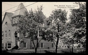 Postal Primera Iglesia Bautista Sueca Wilmington Delaware PP1 - Imagen 1 de 2