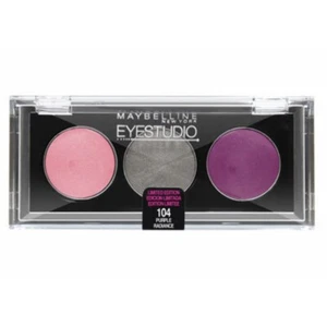 Maybelline - Purple Radiance #104 Eye Studio Trio Cream Eyeshadow 3g (Sealed) - Picture 1 of 2